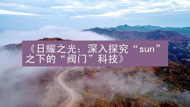 《日耀之光：深入探究“sun”之下的“阀门”科技》